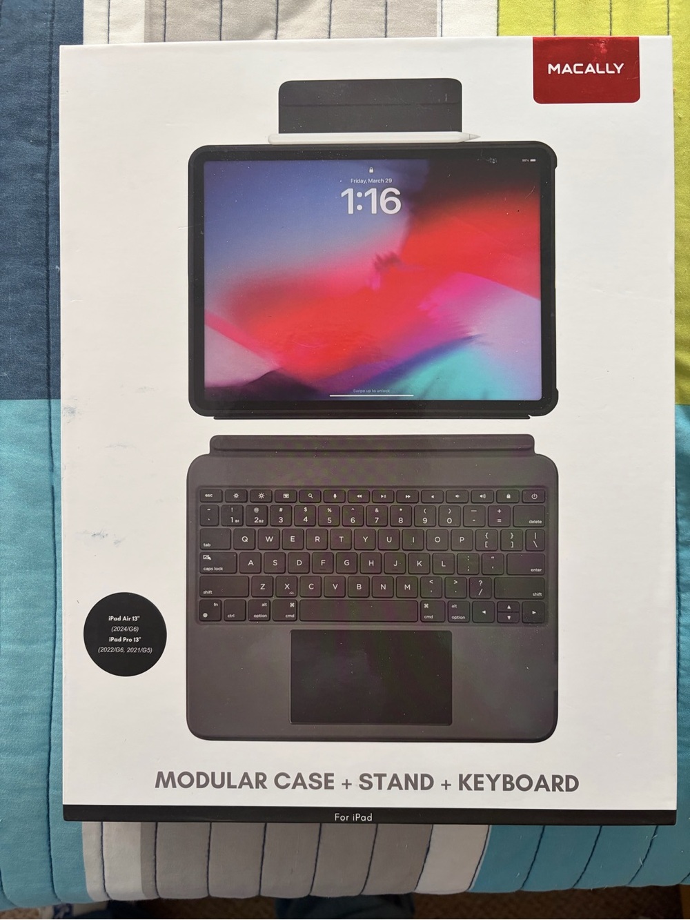 Modular Case + Stand + Keyboard for iPad - Black